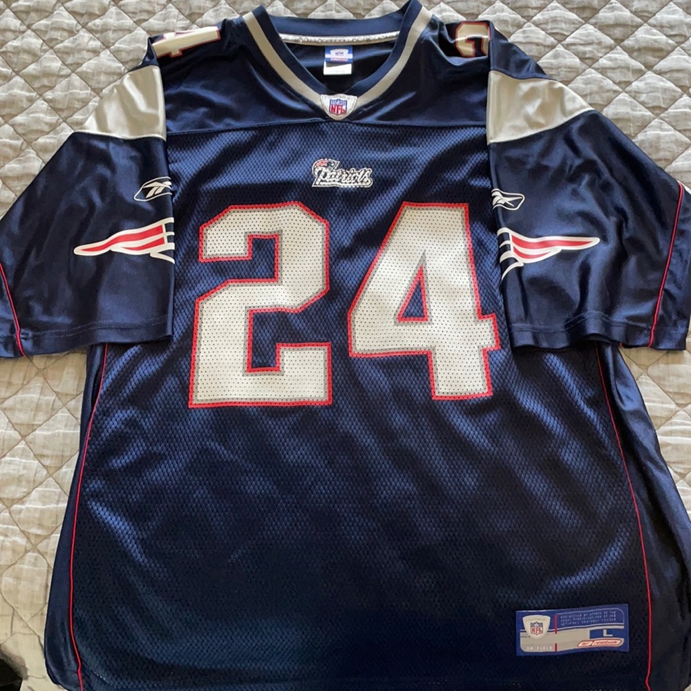 Ty Law Reebok Jersey. Like new and only worn a few times.
